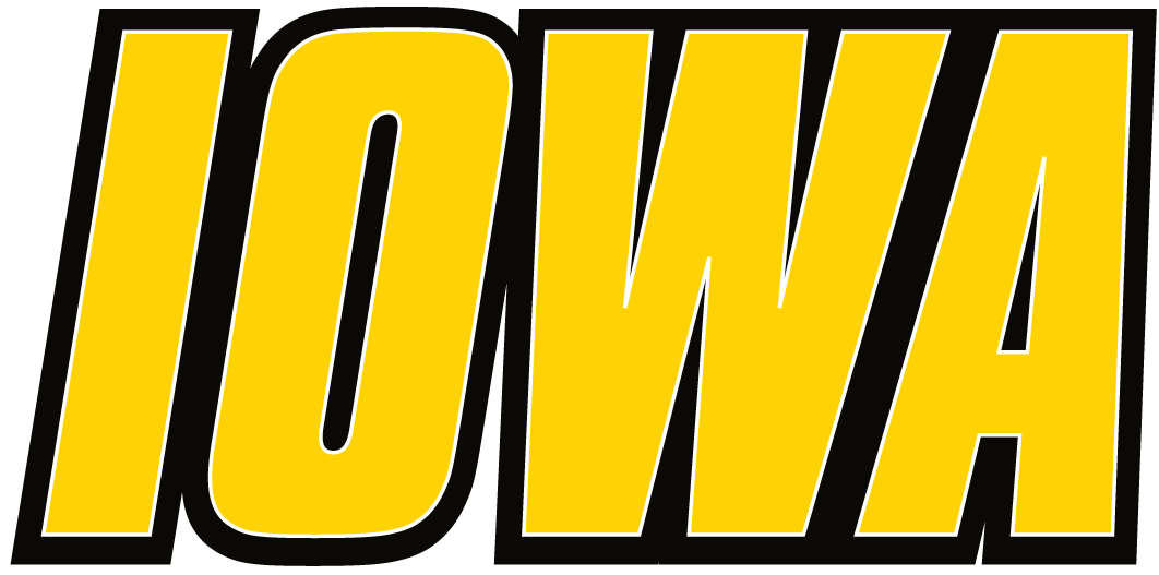 Iowa Hawkeyes 2002-Pres Wordmark Logo iron on heat transfers...